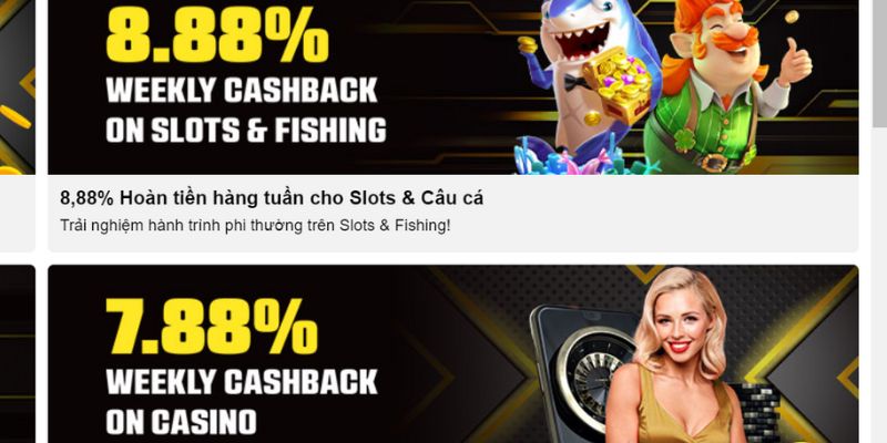 Khuyến mãi Betvisa tại sảnh Live Casino